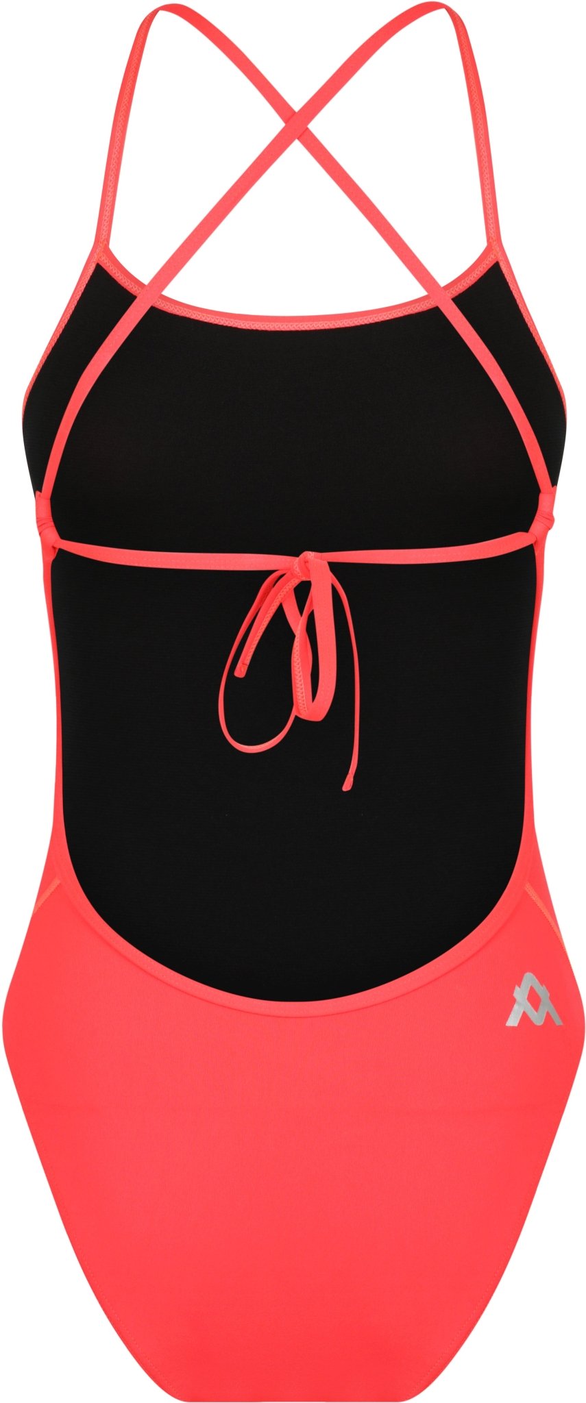 AMANZI GIRLS ATOMIC TIE BACK ONE PIECE - Coral