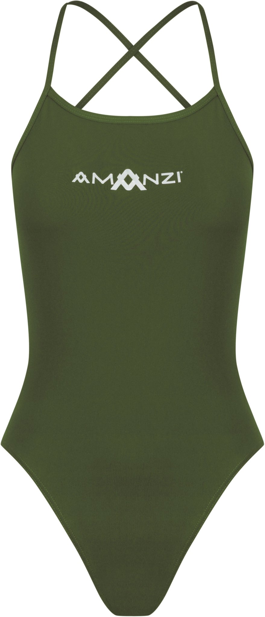 AMANZI GIRLS MEMPHIS TIE BACK ONE PIECE - Green