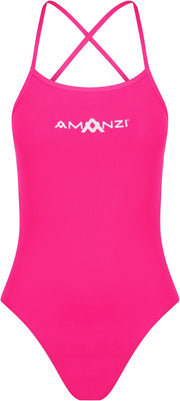 AMANZI GIRLS PIXIE TIE BACK ONE PIECE - Pink