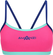 AMANZI GIRLS ROSETTE BIKINI TOP - Pink