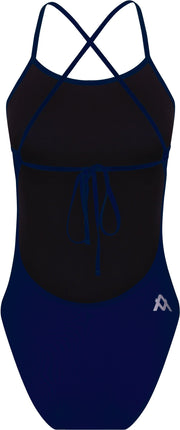 AMANZI GIRLS SAPPHIRE TIE BACK ONE PIECE - Navy