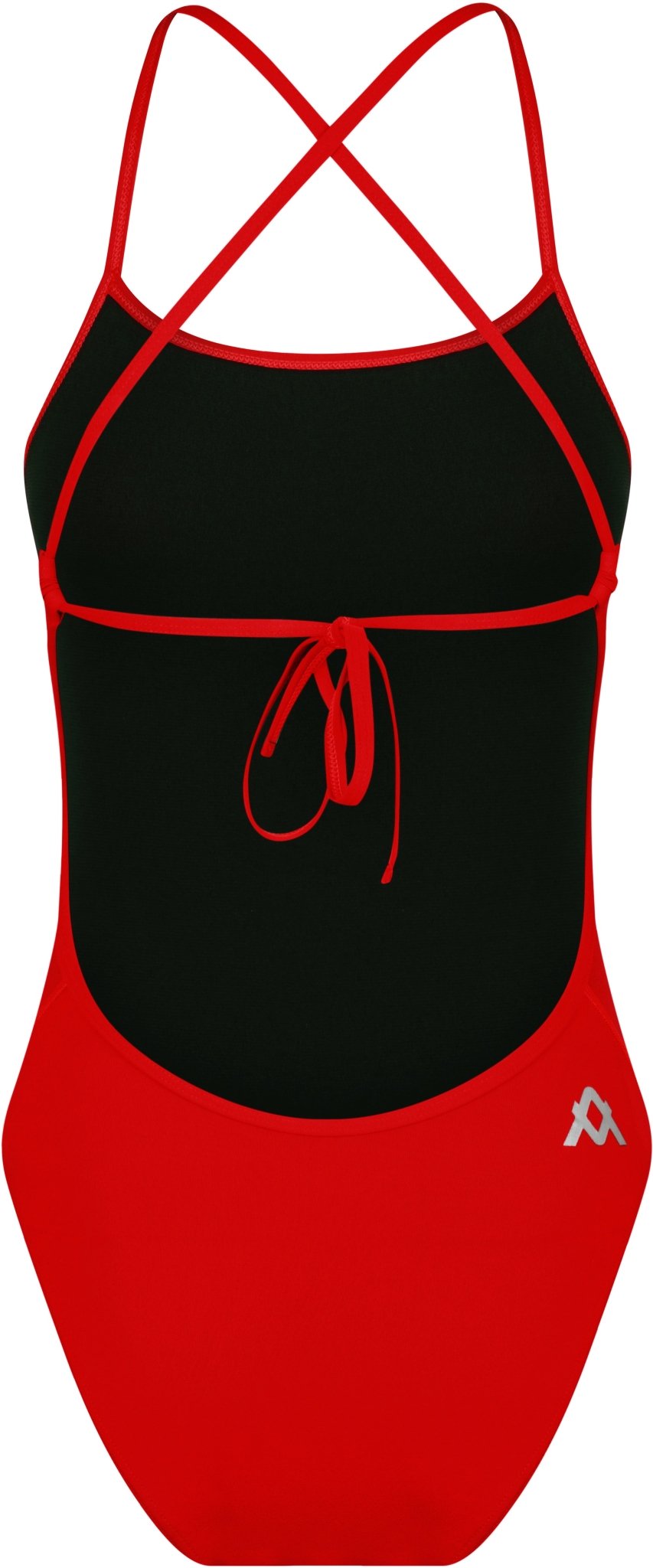 AMANZI WOMENS BLAZE TIE BACK ONE PIECE - Red