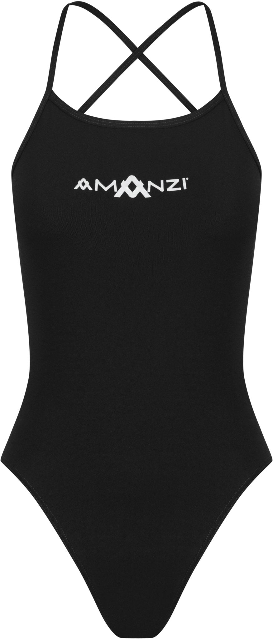 AMANZI WOMENS JET TIE BACK ONE PIECE - Black