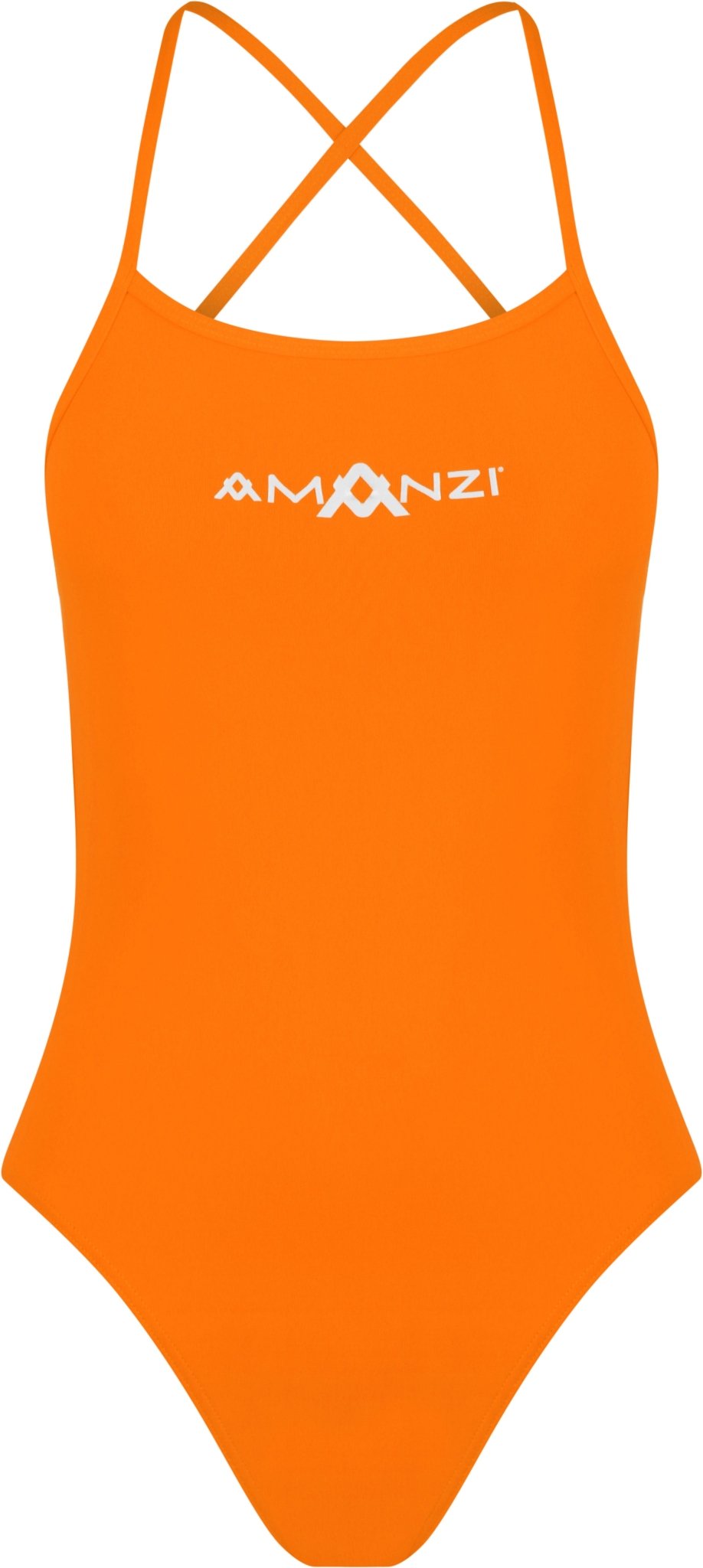 AMANZI WOMENS SHERBET TIE BACK ONE PIECE - Orange