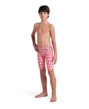 ARENA BOYS LEOPARD SKIN GERANIUM POWERSKIN ST NEXT JAMMER - Crimson