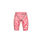 ARENA BOYS LEOPARD SKIN GERANIUM POWERSKIN ST NEXT JAMMER - Crimson