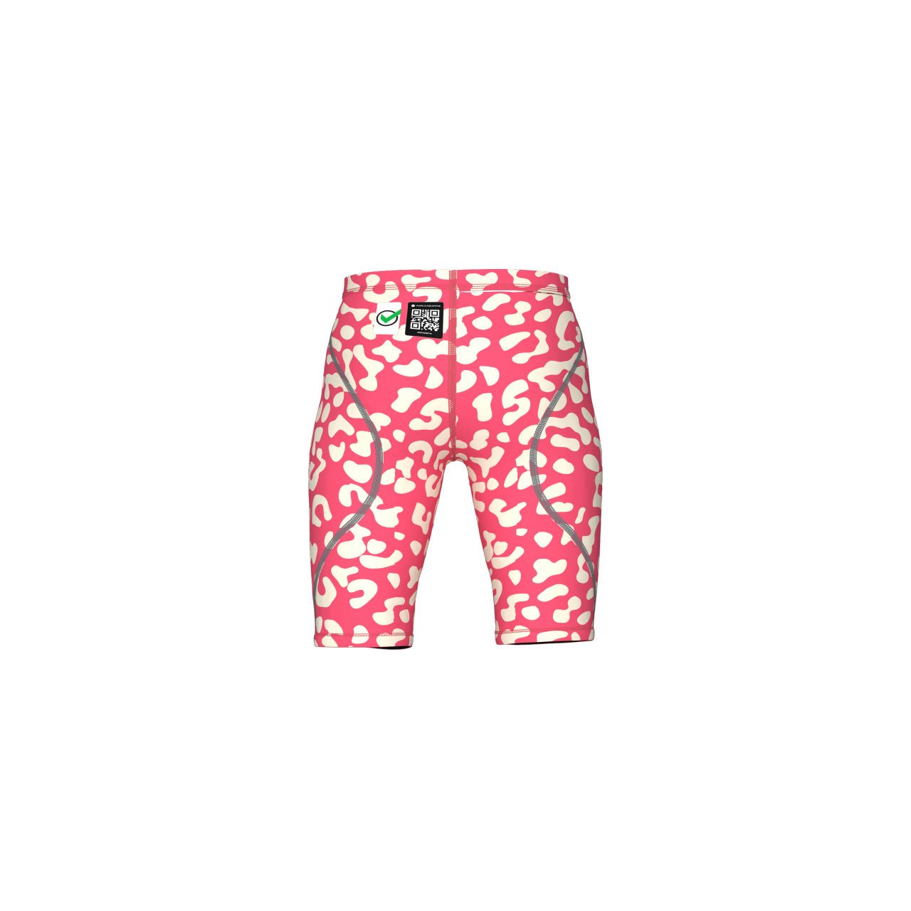 ARENA BOYS LEOPARD SKIN GERANIUM POWERSKIN ST NEXT JAMMER - Crimson