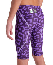 ARENA BOYS LEOPARD SKIN VIOLET POWERSKIN ST NEXT JAMMER - Purple