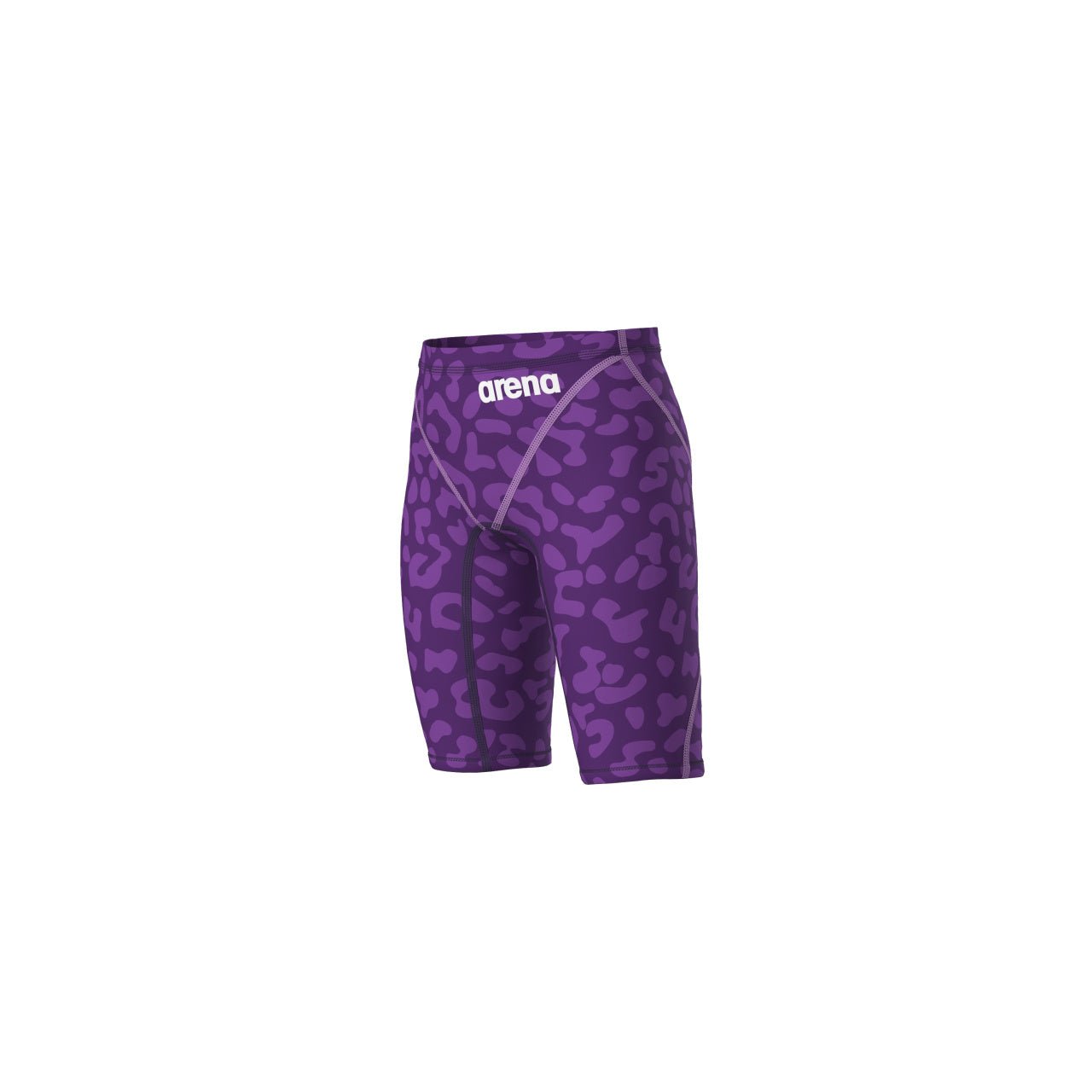 ARENA BOYS LEOPARD SKIN VIOLET POWERSKIN ST NEXT JAMMER - Purple