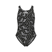 ARENA GIRLS ESCAPE SWIM TECH SWIMSUIT - Navy