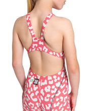 ARENA GIRLS LEOPARD SKIN GERANIUM POWERSKIN ST NEXT OPEN BACK KNEESUIT - 24