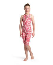 ARENA GIRLS LEOPARD SKIN GERANIUM POWERSKIN ST NEXT OPEN BACK KNEESUIT - 24