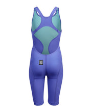 ARENA GIRLS POWERSKIN IMPULSO OPEN BACK KNEESUIT - Blue