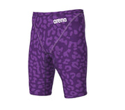 ARENA MENS LEOPARD SKIN VIOLET POWERSKIN ST NEXT JAMMER - Purple