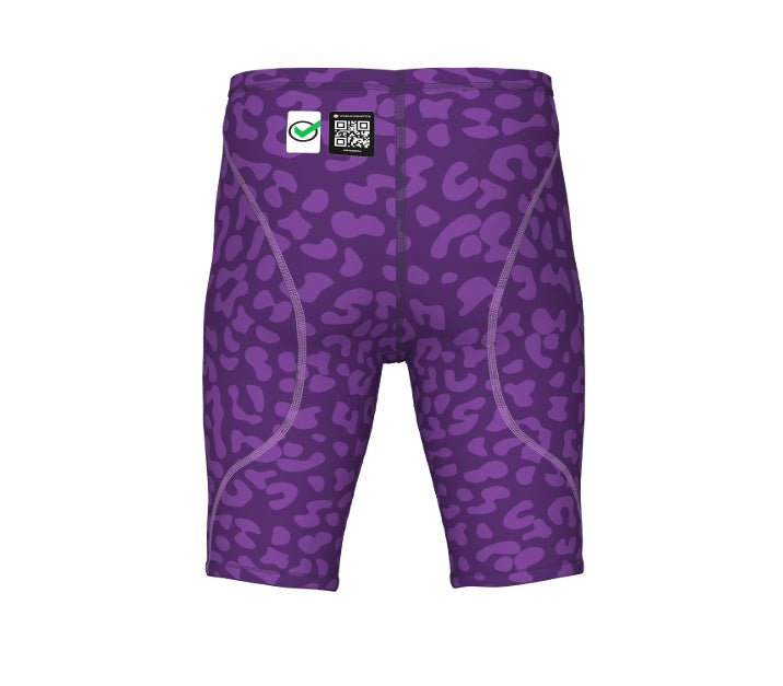 ARENA MENS LEOPARD SKIN VIOLET POWERSKIN ST NEXT JAMMER - Purple