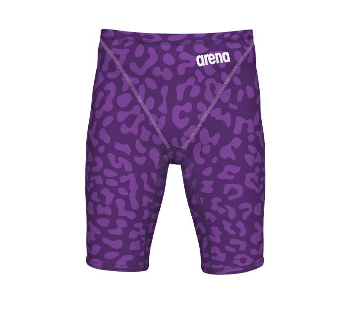 ARENA MENS LEOPARD SKIN VIOLET POWERSKIN ST NEXT JAMMER - Purple