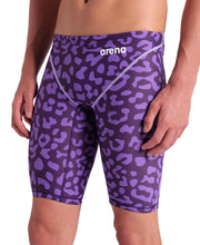 ARENA MENS LEOPARD SKIN VIOLET POWERSKIN ST NEXT JAMMER - Purple