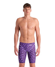 ARENA MENS LEOPARD SKIN VIOLET POWERSKIN ST NEXT JAMMER - Purple