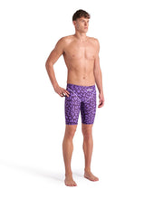 ARENA MENS LEOPARD SKIN VIOLET POWERSKIN ST NEXT JAMMER - Purple