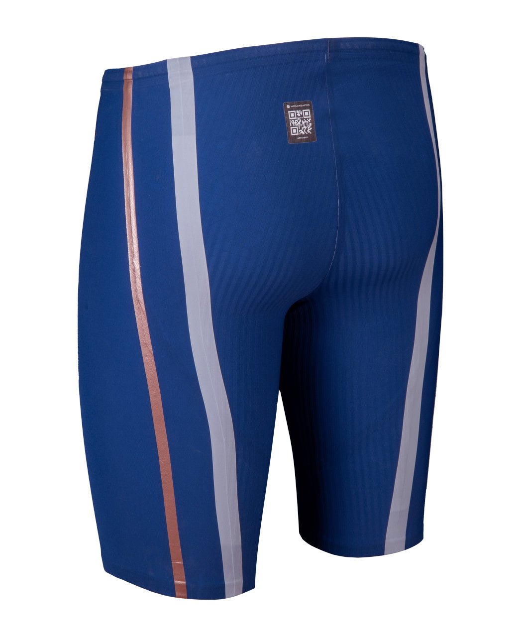 ARENA MENS POWERSKIN NAVY & ROSE GOLD PRIMO JAMMER - Navy