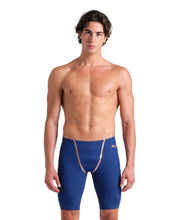 ARENA MENS POWERSKIN NAVY & ROSE GOLD PRIMO JAMMER - Navy