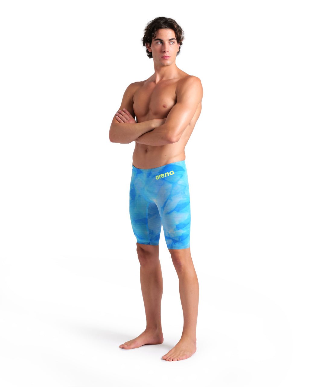 ARENA MENS POWERSKIN TIE - DYE COBALT CARBON AIR² JAMMER - Blue