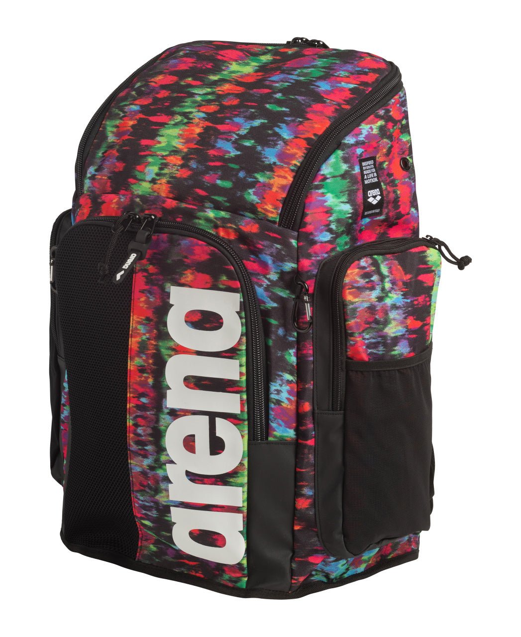 ARENA SPIKY III BACKPACK 45 ALLOVER TIE DYE - Multicolour