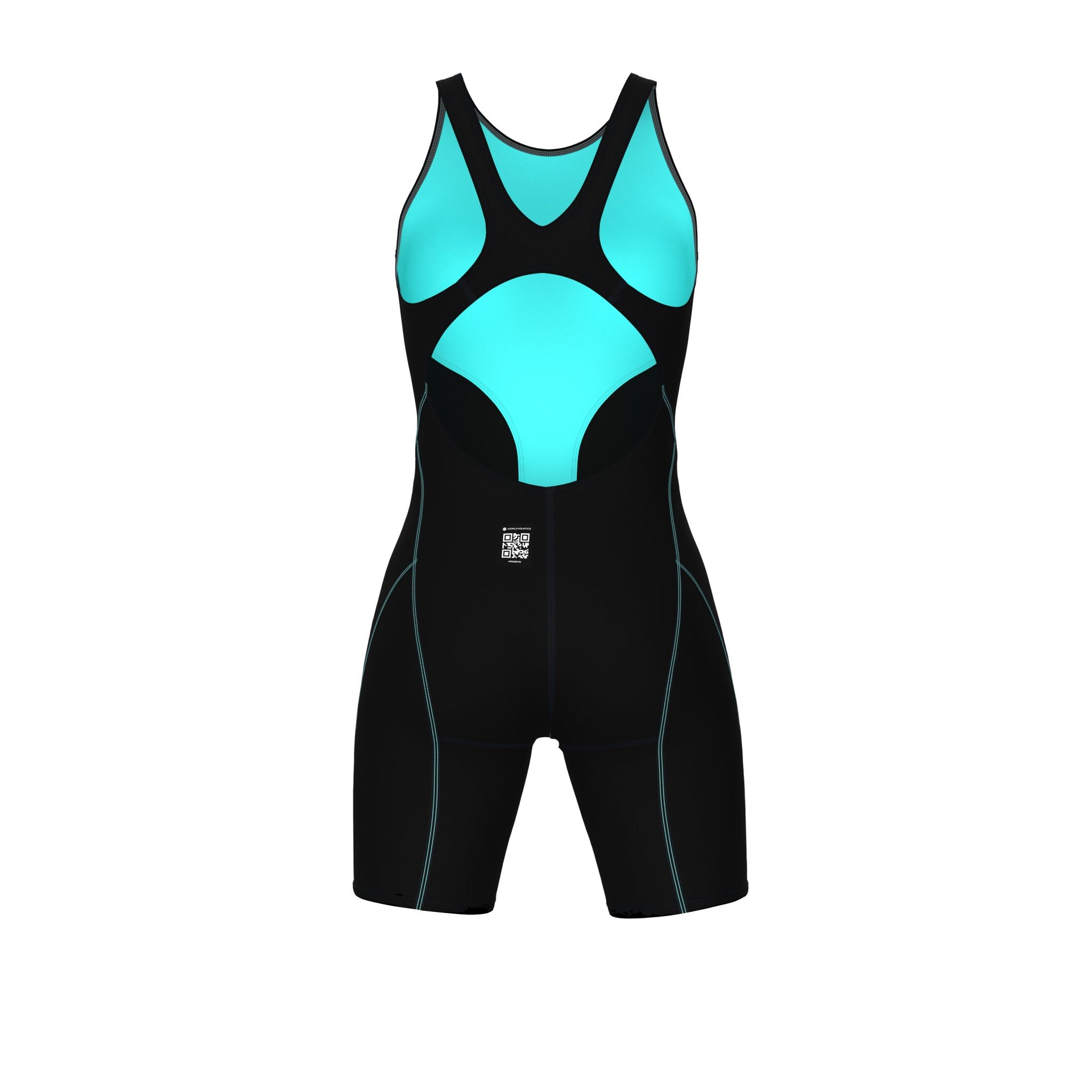 ARENA WOMENS POWERSKIN IMPULSO OPEN BACK KNEESUIT - Black