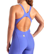 ARENA WOMENS POWERSKIN IMPULSO OPEN BACK KNEESUIT - Blue