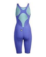 ARENA WOMENS POWERSKIN IMPULSO OPEN BACK KNEESUIT - Blue