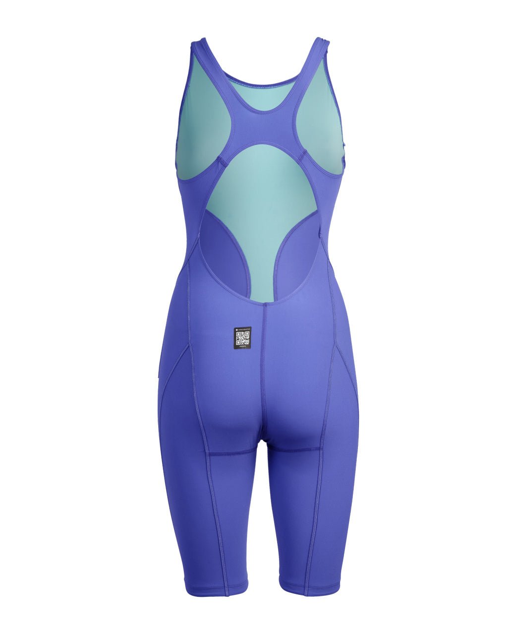 ARENA WOMENS POWERSKIN IMPULSO OPEN BACK KNEESUIT - Blue