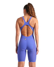 ARENA WOMENS POWERSKIN IMPULSO OPEN BACK KNEESUIT - Blue