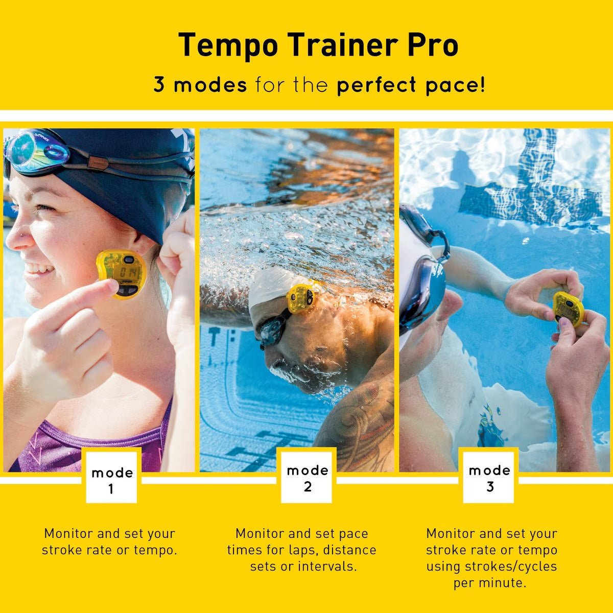 FINIS TEMPO TRAINER PRO - Yellow