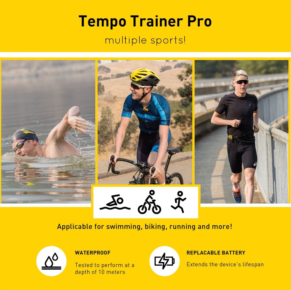 FINIS TEMPO TRAINER PRO - Yellow