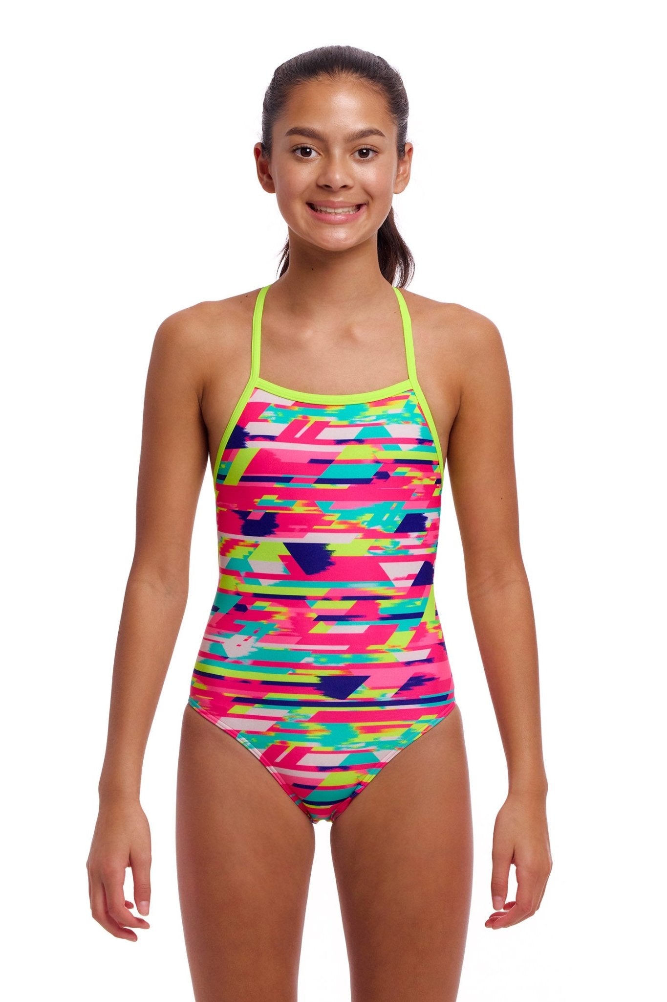 FUNKITA GIRLS BLURRED BABE STRAPPED IN ONE PIECE - Multicolour