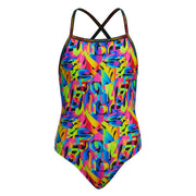 FUNKITA GIRLS COLOUR FUNK STRAPPED IN ONE PIECE - Multicolour