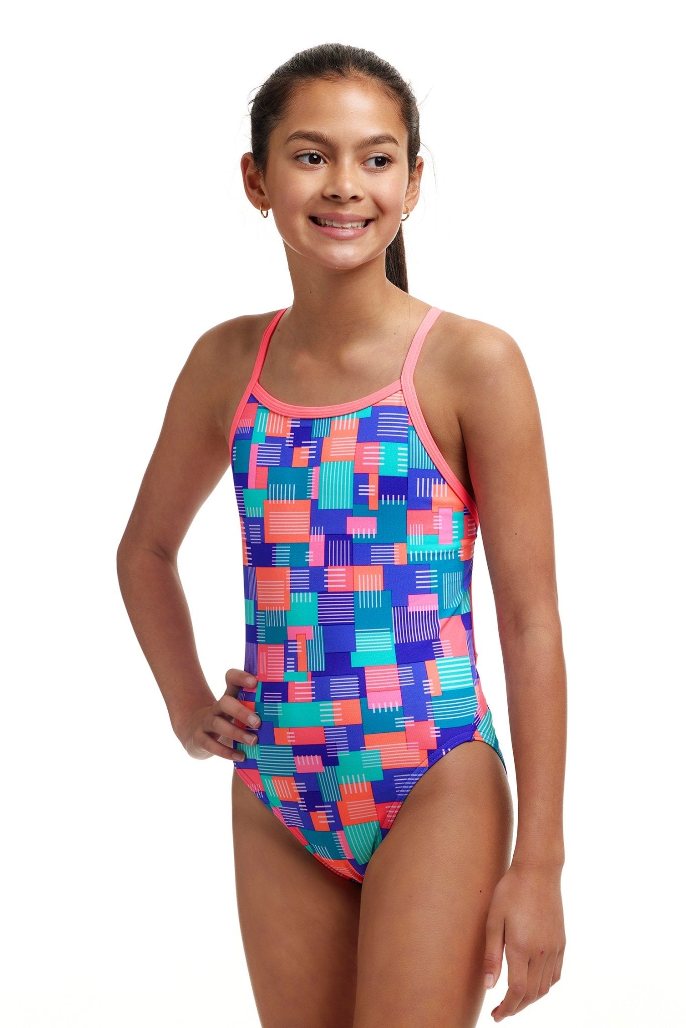 FUNKITA GIRLS GIGA BIT SINGLE STRAP ONE PIECE - Multicolour