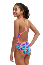 FUNKITA GIRLS GIGA BIT SINGLE STRAP ONE PIECE - Multicolour