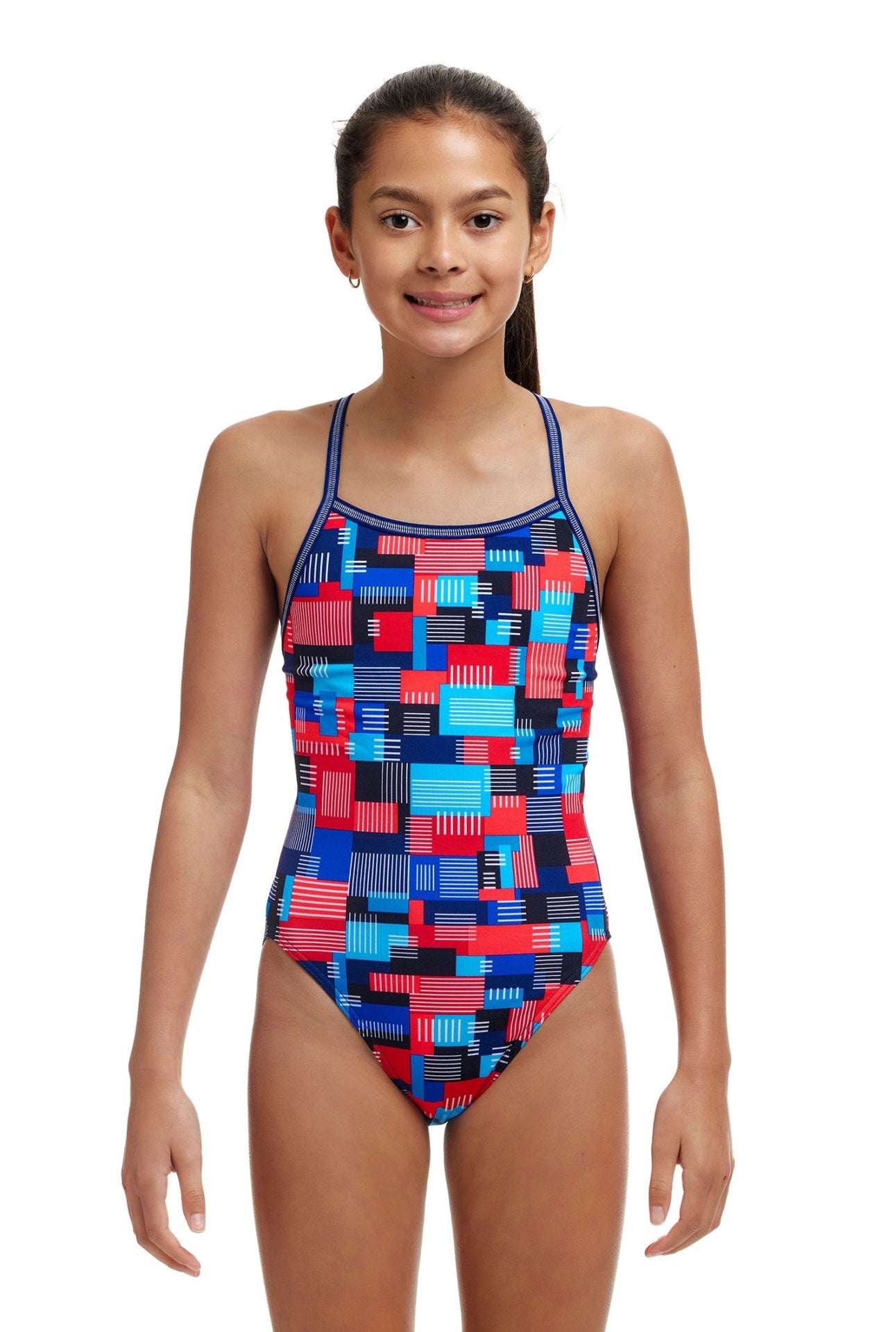 FUNKITA GIRLS MOTHERBOARD SINGLE STRAP ONE PIECE - Multicolour