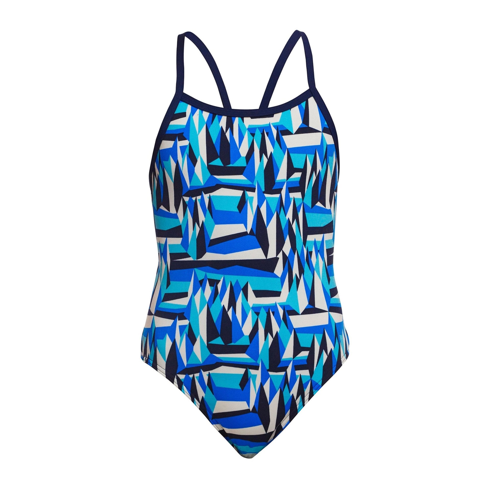 FUNKITA GIRLS POLAR CAPS SINGLE STRAP ONE PIECE - Blue