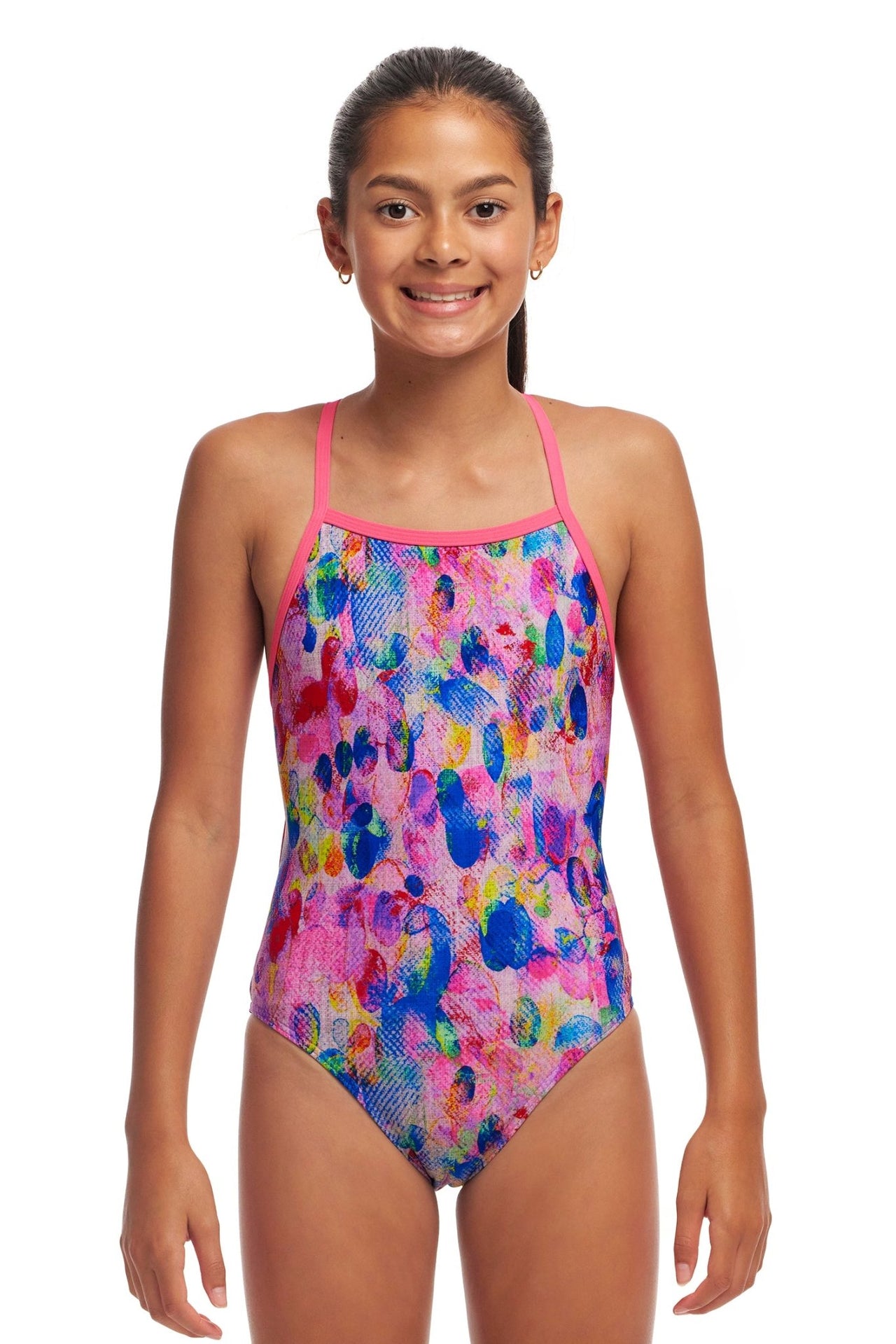 FUNKITA GIRLS SMUDGIE BUDDY TIE ME TIGHT ONE PIECE - Multicolour