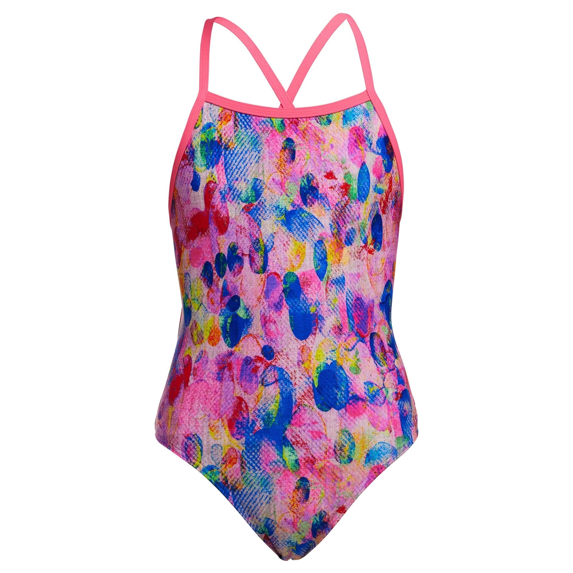 FUNKITA GIRLS SMUDGIE BUDDY TIE ME TIGHT ONE PIECE - Multicolour