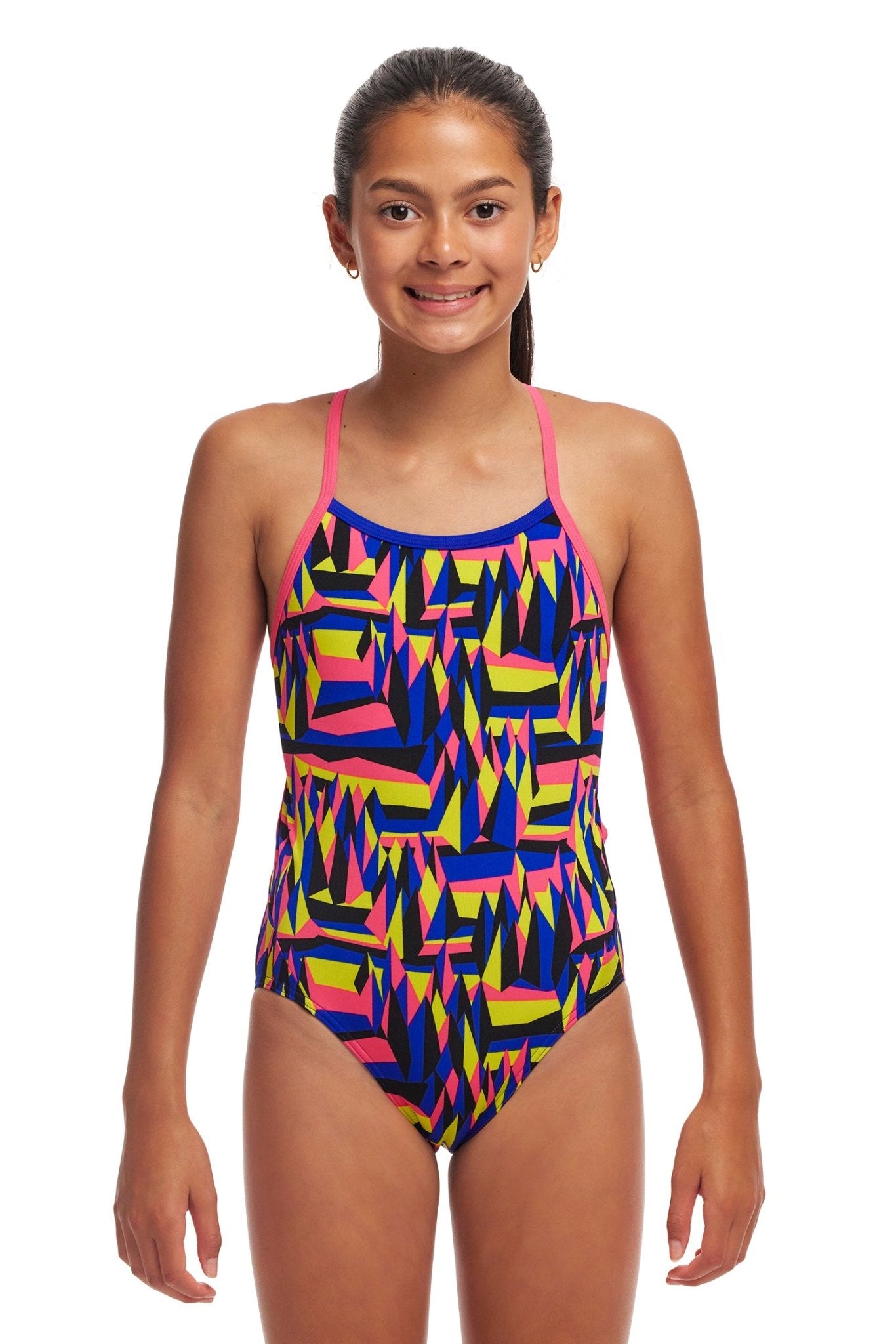 FUNKITA GIRLS SPIKE ME TWISTED ONE PIECE - Multicolour