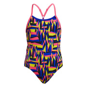 FUNKITA GIRLS SPIKE ME TWISTED ONE PIECE - Multicolour