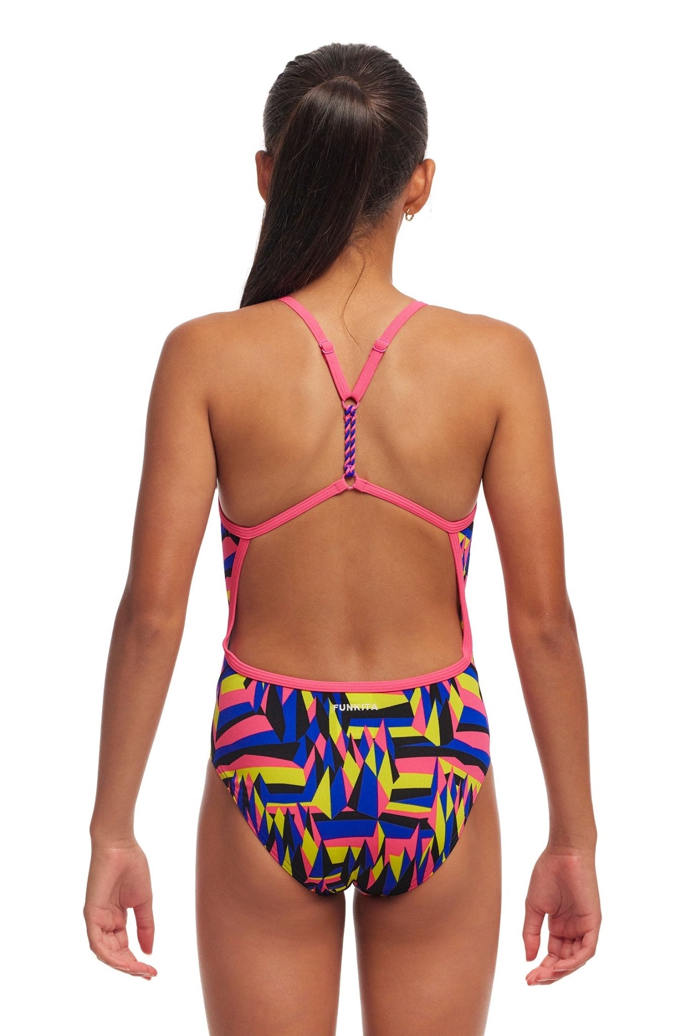 FUNKITA GIRLS SPIKE ME TWISTED ONE PIECE - Multicolour