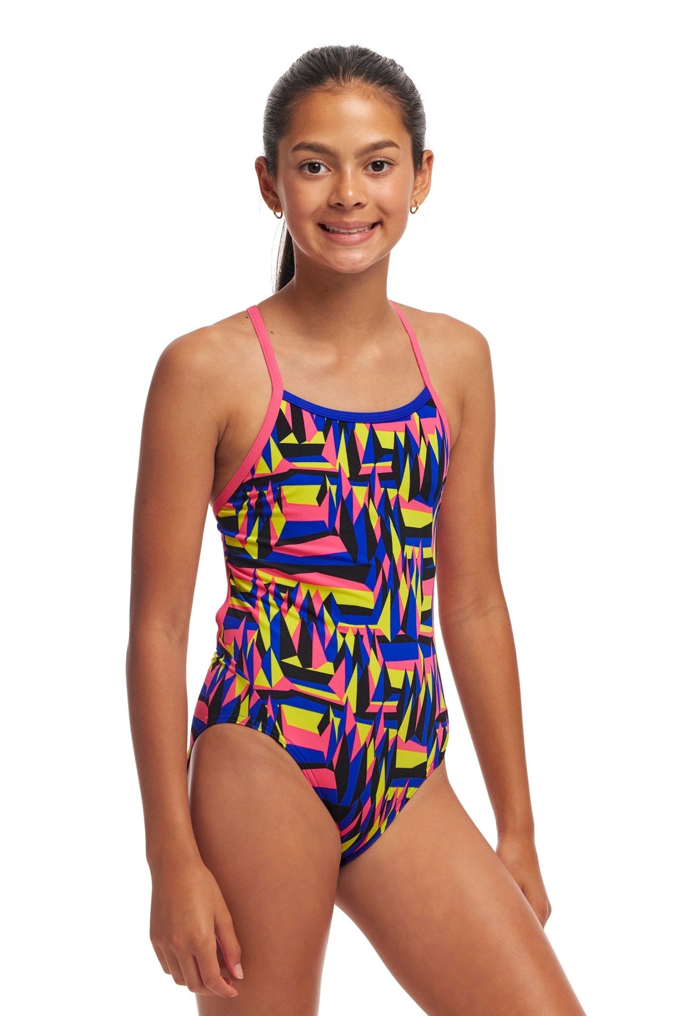 FUNKITA GIRLS SPIKE ME TWISTED ONE PIECE - Multicolour