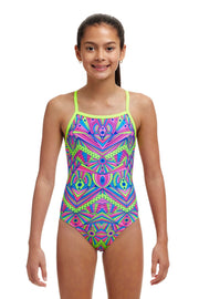 FUNKITA GIRLS STELLAR STARS TIE ME TIGHT ONE PIECE - Multicolour