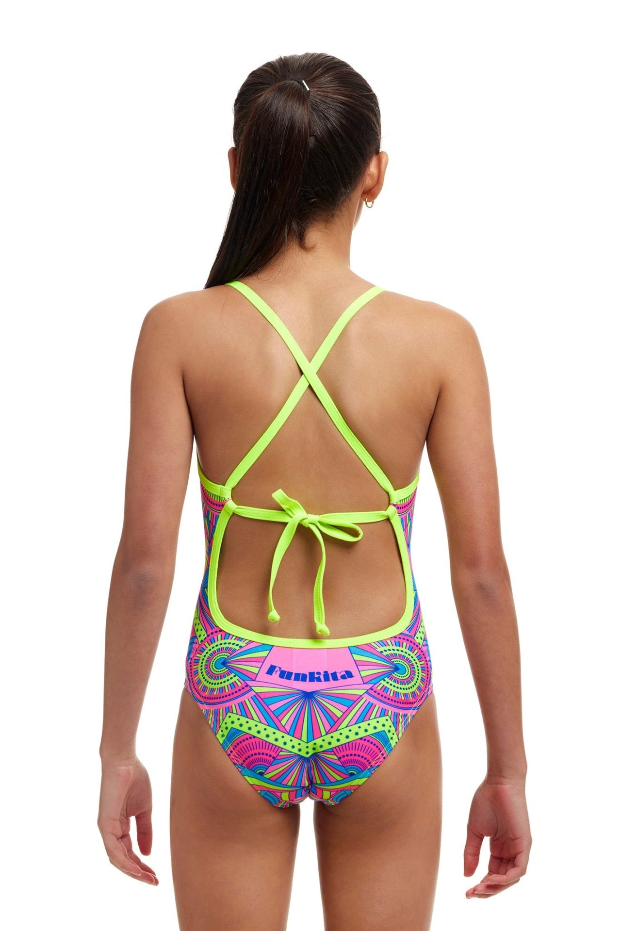 FUNKITA GIRLS STELLAR STARS TIE ME TIGHT ONE PIECE - Multicolour