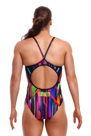 FUNKITA WOMENS BABY BEAMER DIAMOND BACK ONE PIECE - Multicolour