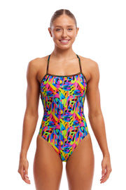 FUNKITA WOMENS COLOUR FUNK STRAPPED IN ONE PIECE - Multicolour